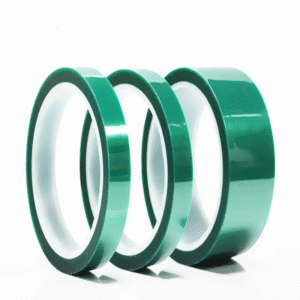 high temperature resistant green pet polyester tape with silicone adhesive
