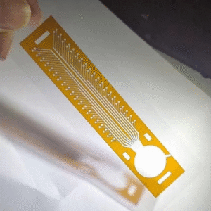 die cutting high thermal resistant transparent with silicone self adhesive 92 pi polyimide film tape