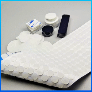 customized clear silicone rubber dots – removable non slip adhesive grip pads