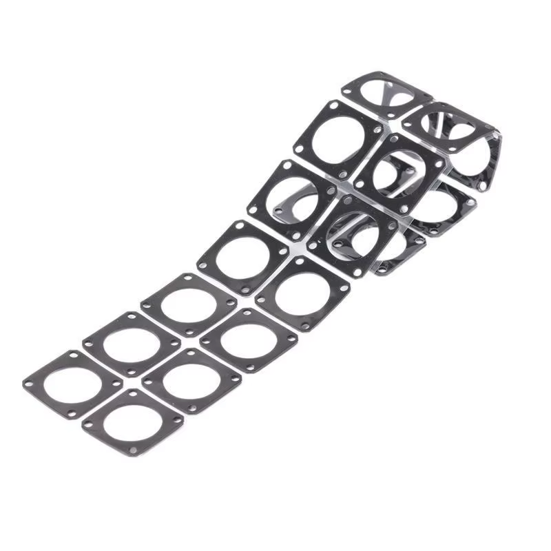 custom clear silicone gaskets die cut thermal conductive pads with non slip grid surface