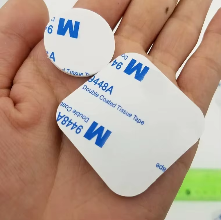 custom double sided mounting pads precision die cut shapes in silicone, nbr, pvc, poron & epdm