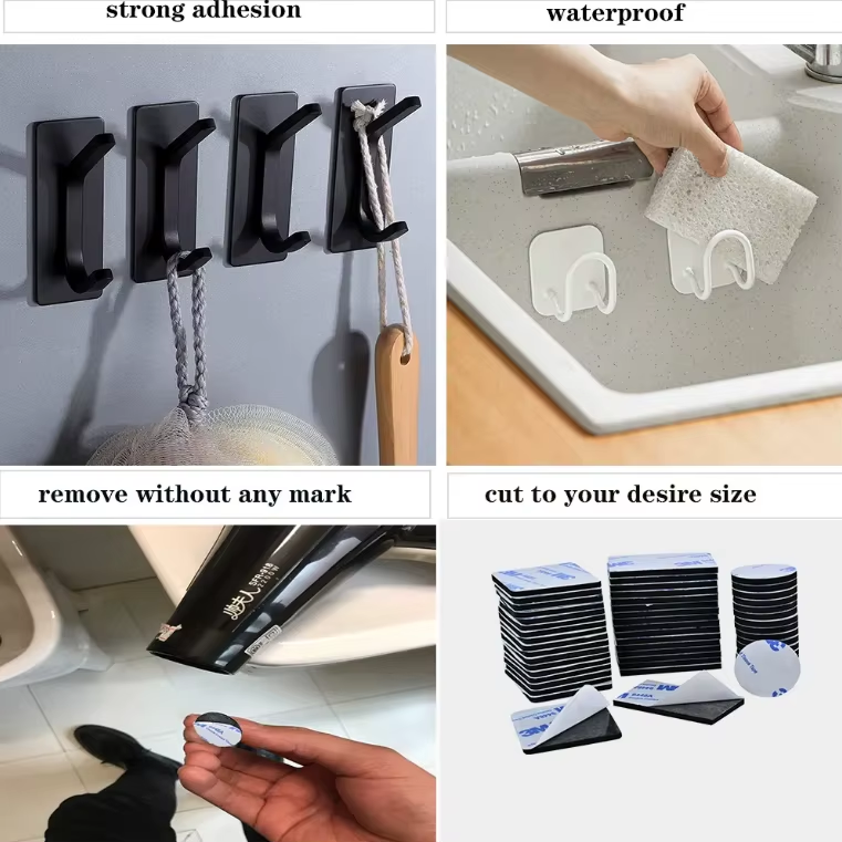 custom double sided mounting pads precision die cut shapes in silicone, nbr, pvc, poron & epdm