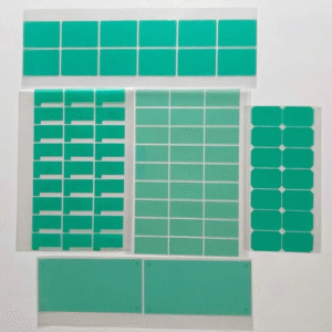 high temp sandblasting masking tape green pet/silicone for extreme protection