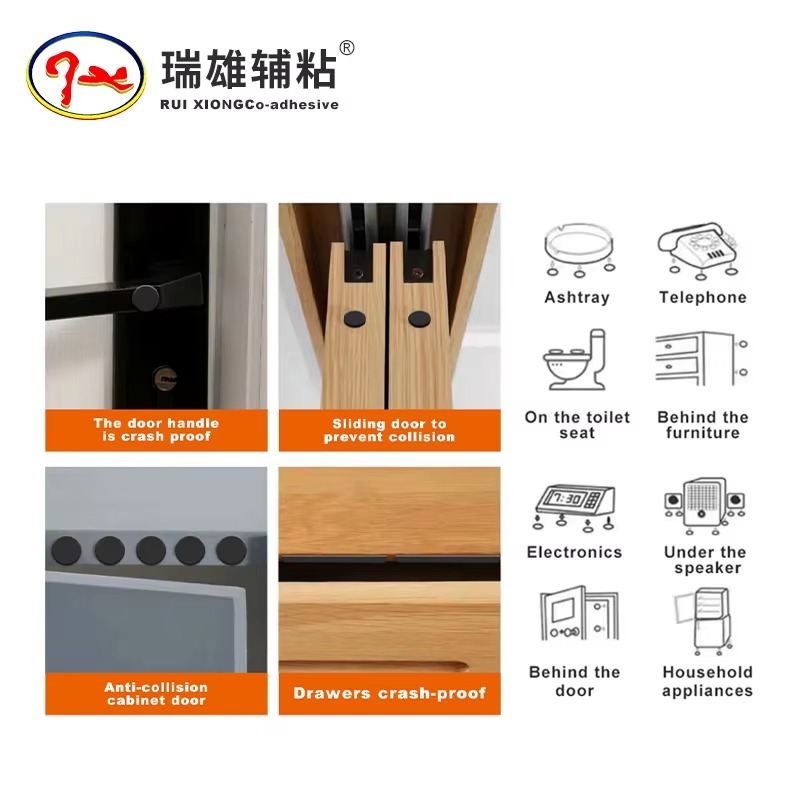 custom anti slip eva foam pads multi shape shock absorption with strong adhesive backing