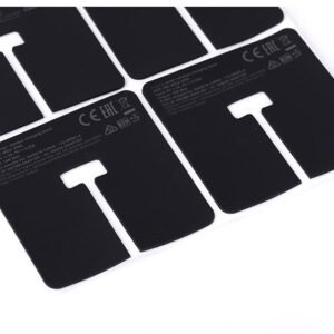 shock absorbing silicone washers precision die cut with self adhesive backing