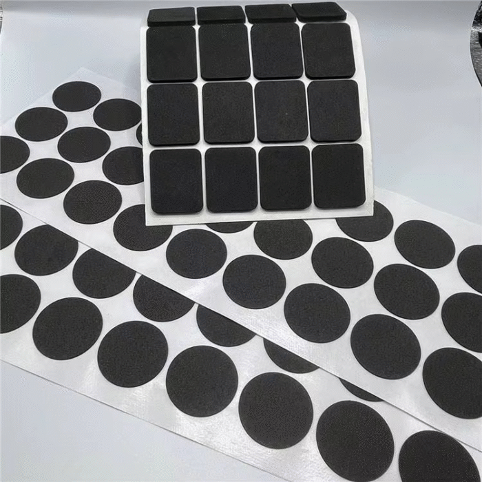 Size spec of custom die‑cut self‑adhesive silicone gasket