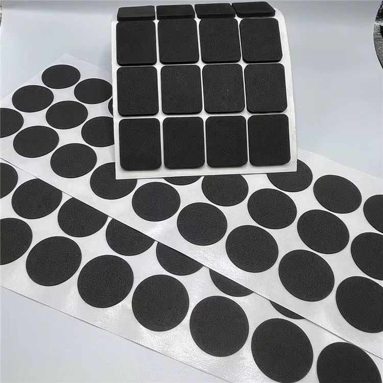 Size spec of custom die‑cut self‑adhesive silicone gasket